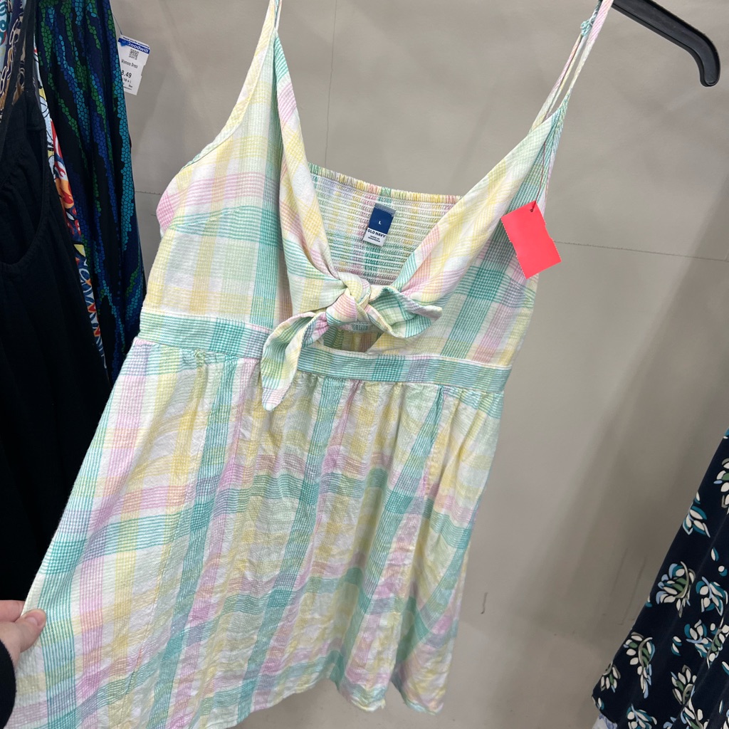 Old Navy Multicolor Plaid Dress